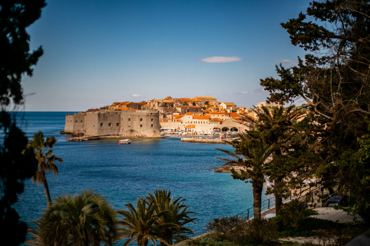 Dubrovnik city walls view