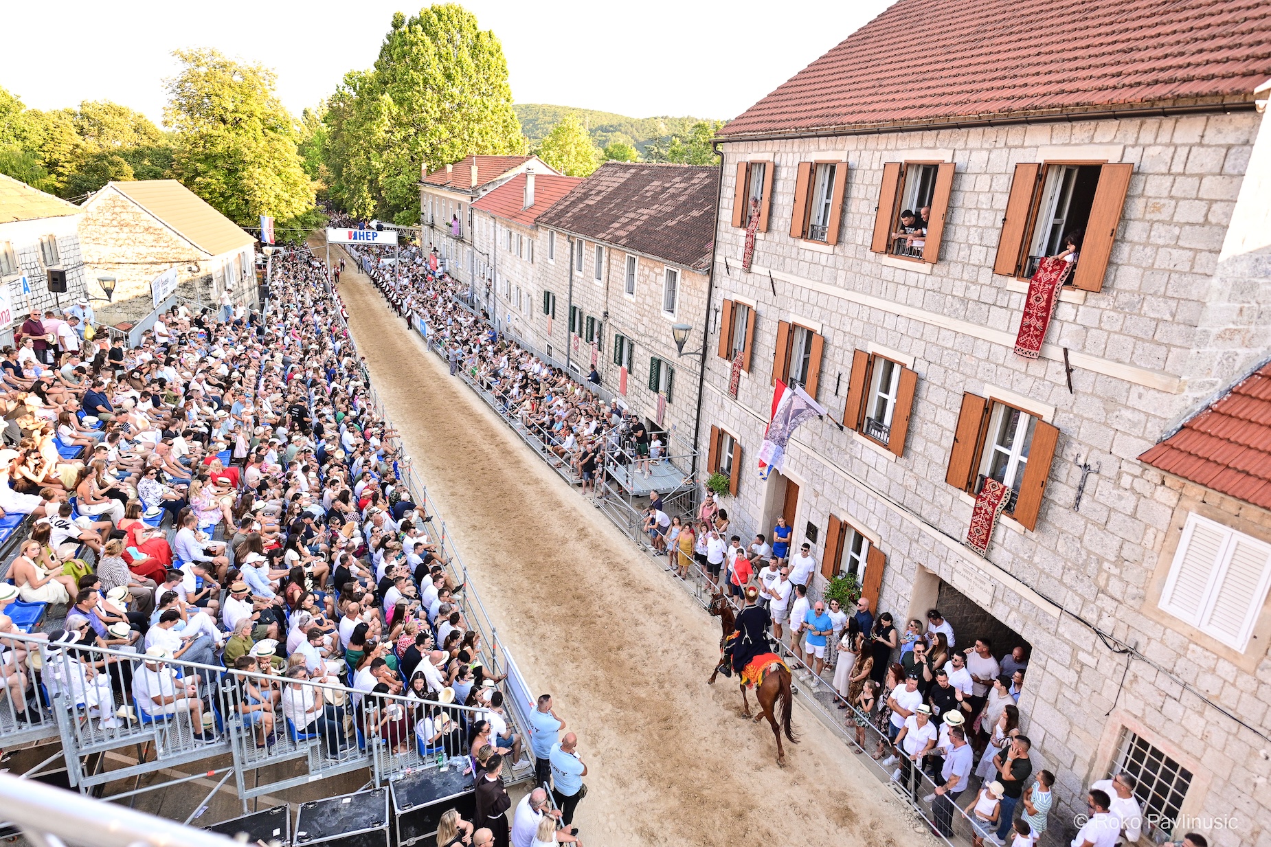 The Sinjska Alka in Sinj, Croatia