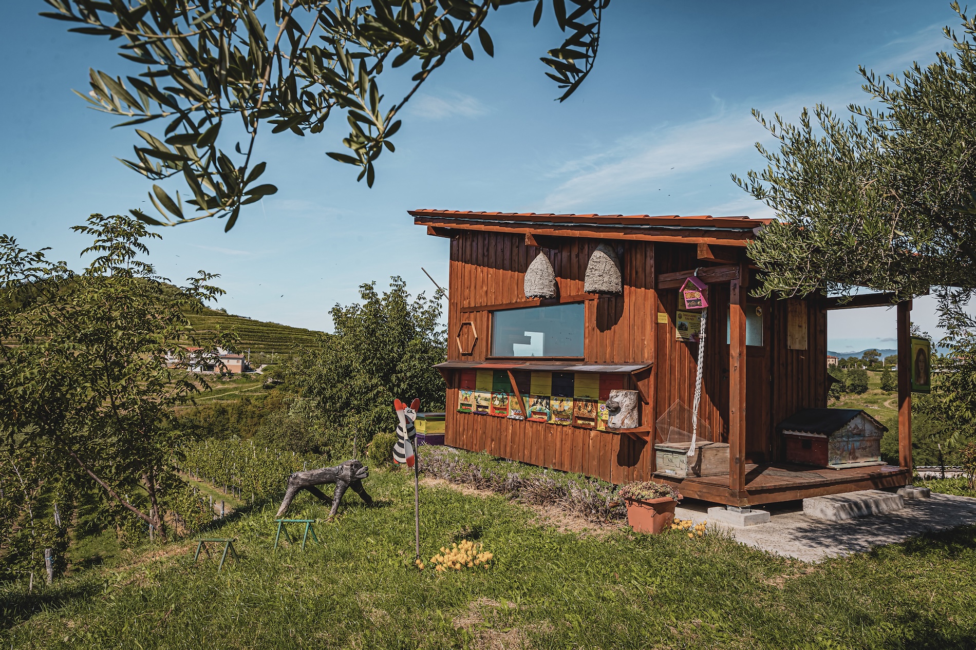 Slovenian bee hives for beekeeping