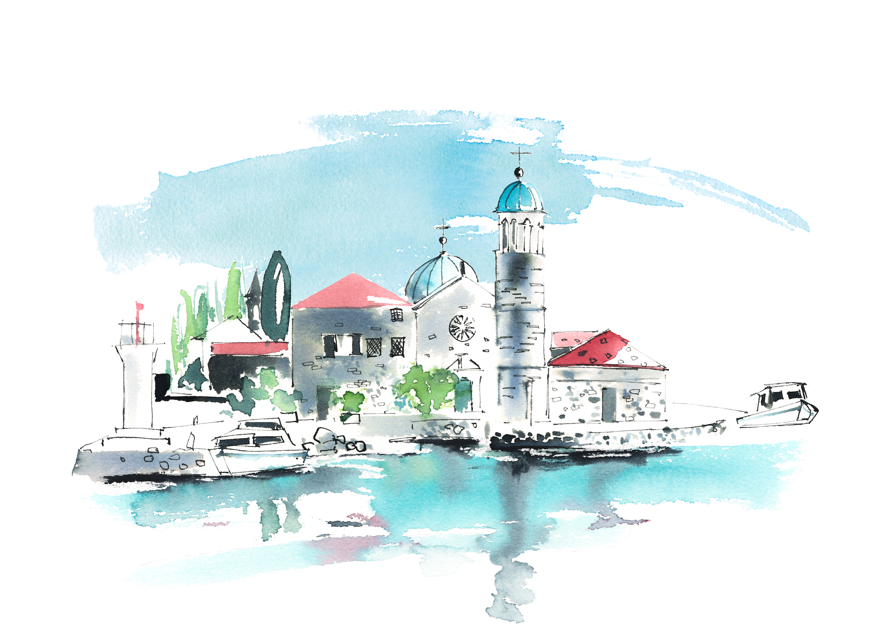OurLady_MonteNegro J2Collection Our Lady Montenegro illustration from Maya Beus