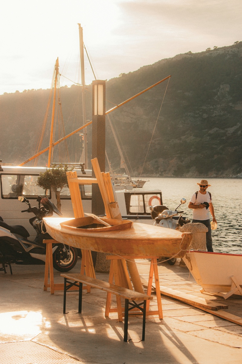 Wooden ship building