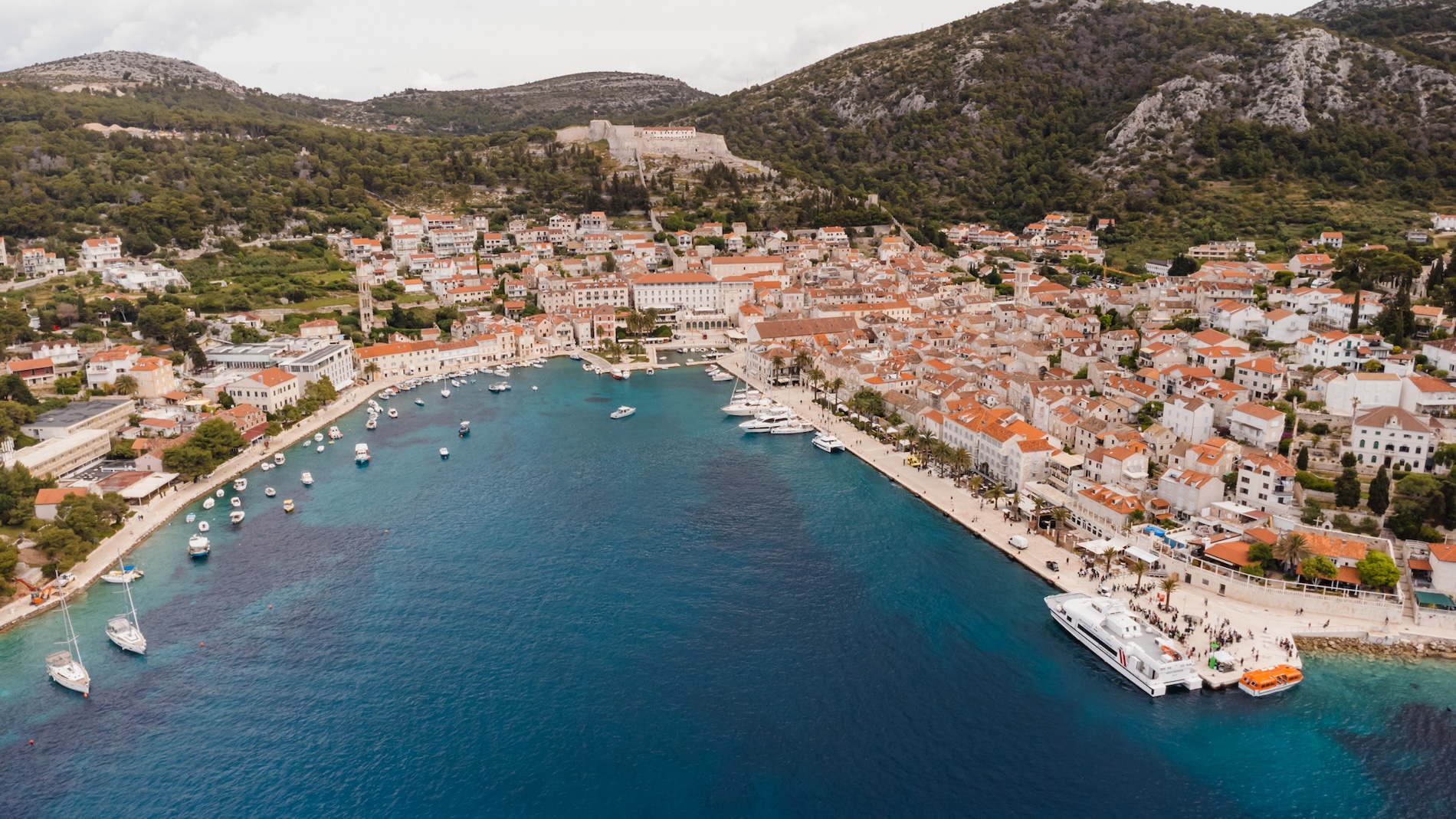 View of Hvar island, Croatia
