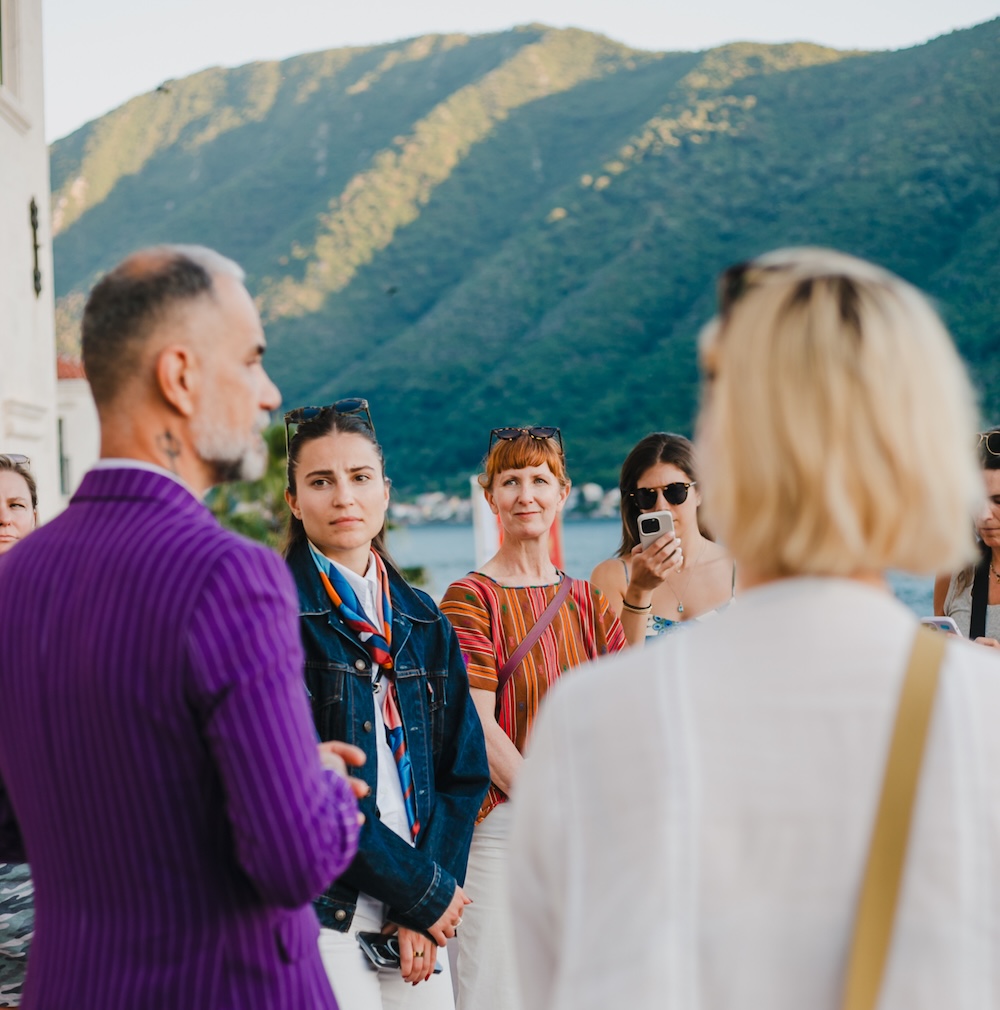 Local people enjoying everyday life in Montenegro