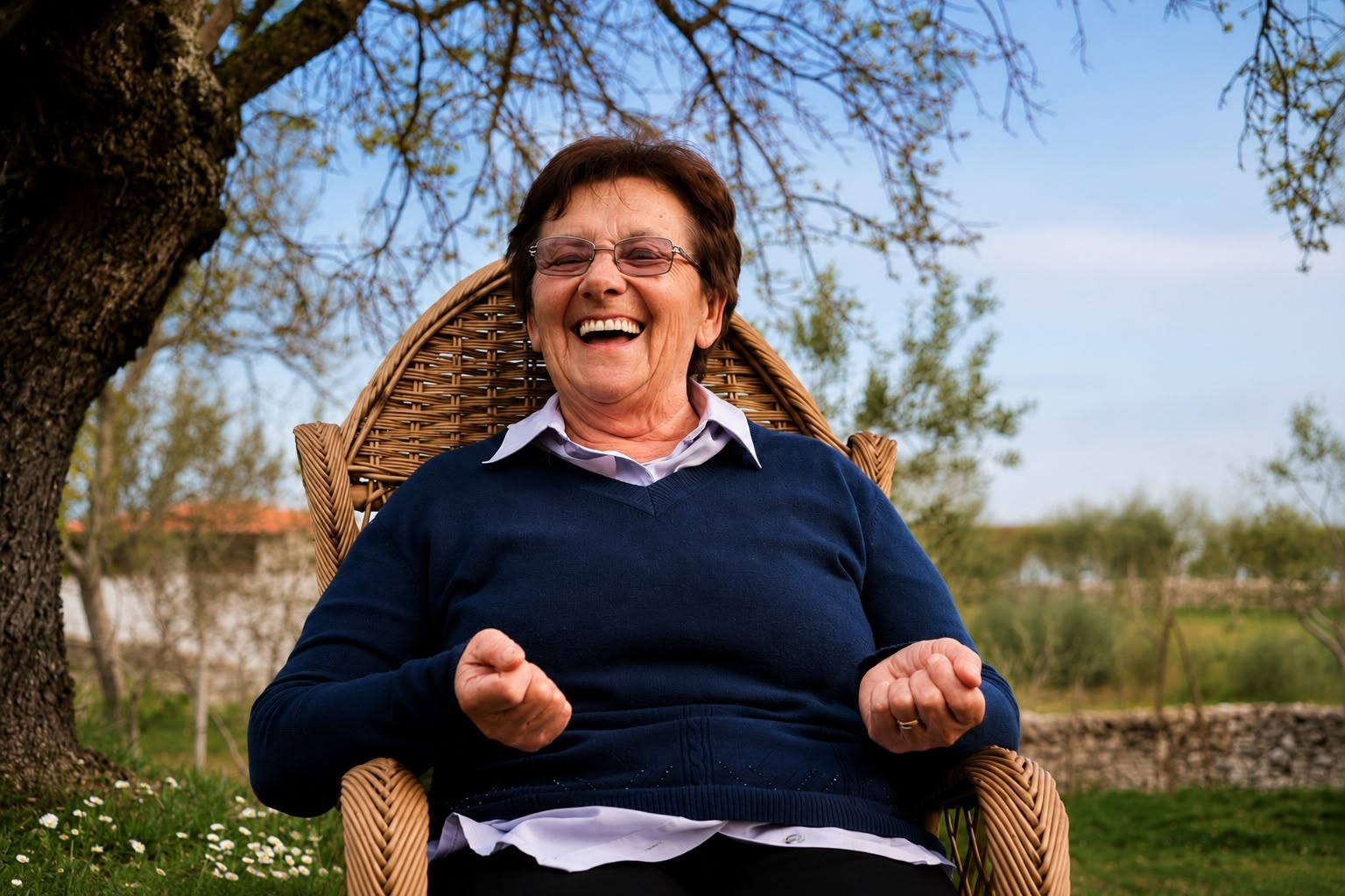 Milka from Zminj, who shared traditional Istrian food stories