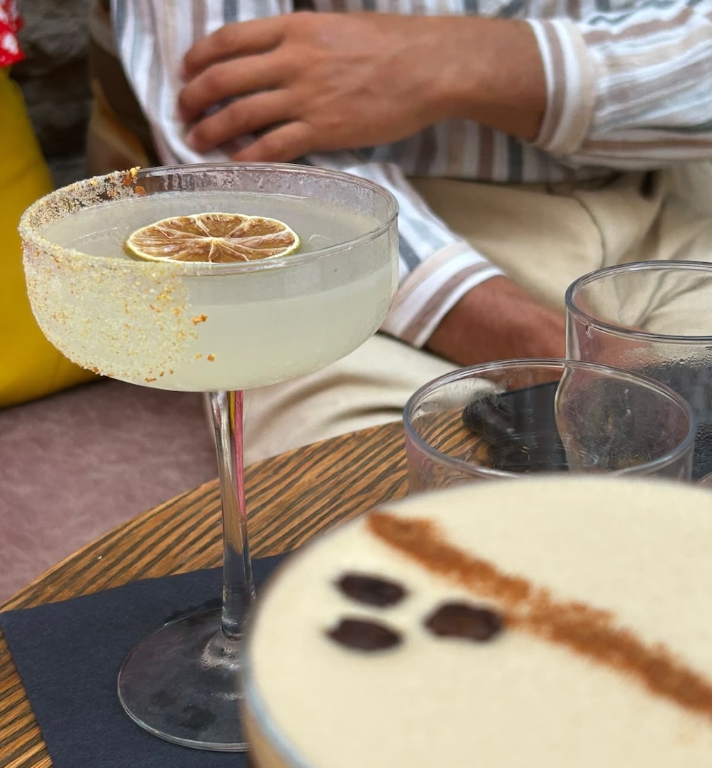 Creative cocktails served at a bar on Hvar island, Croatia