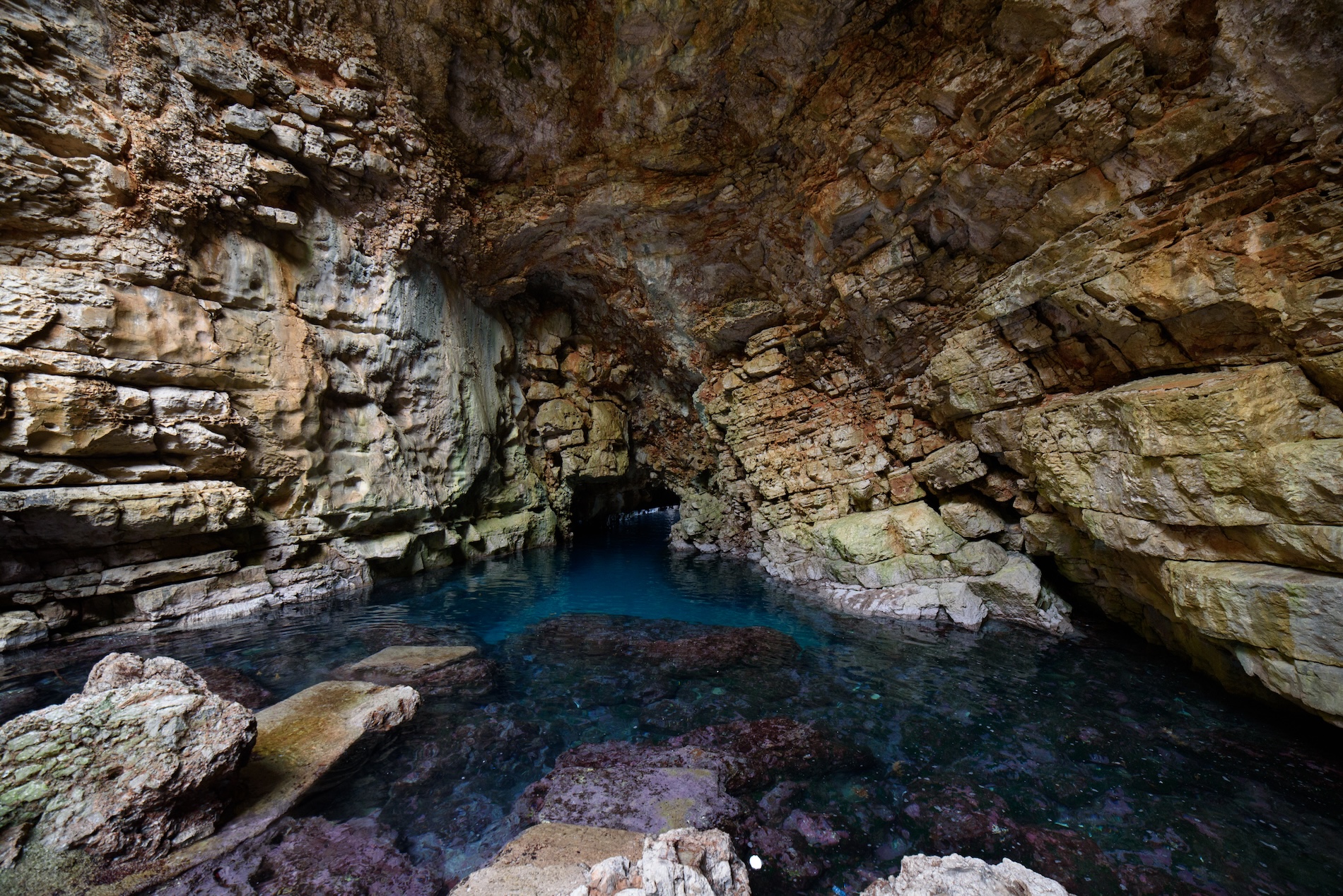 Odysseus Cave, Mljet, Croatia