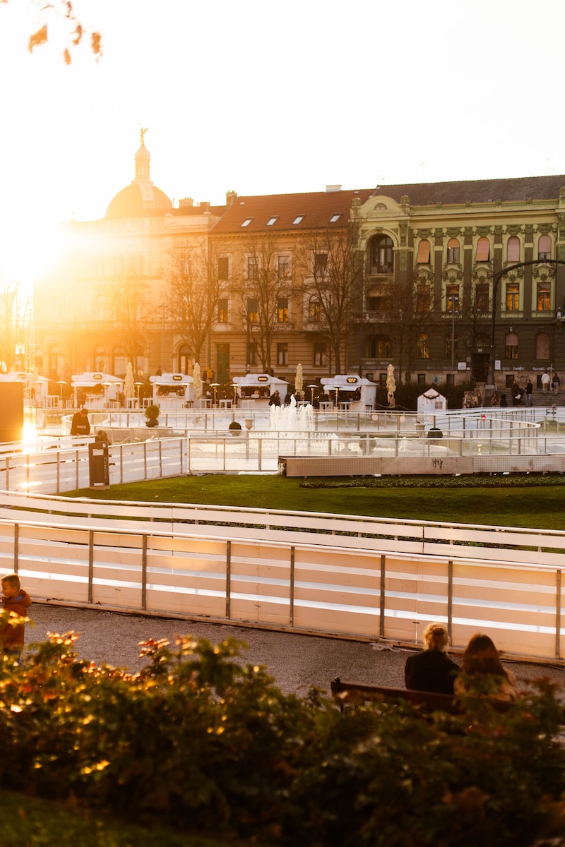 Christmas market in Zagreb